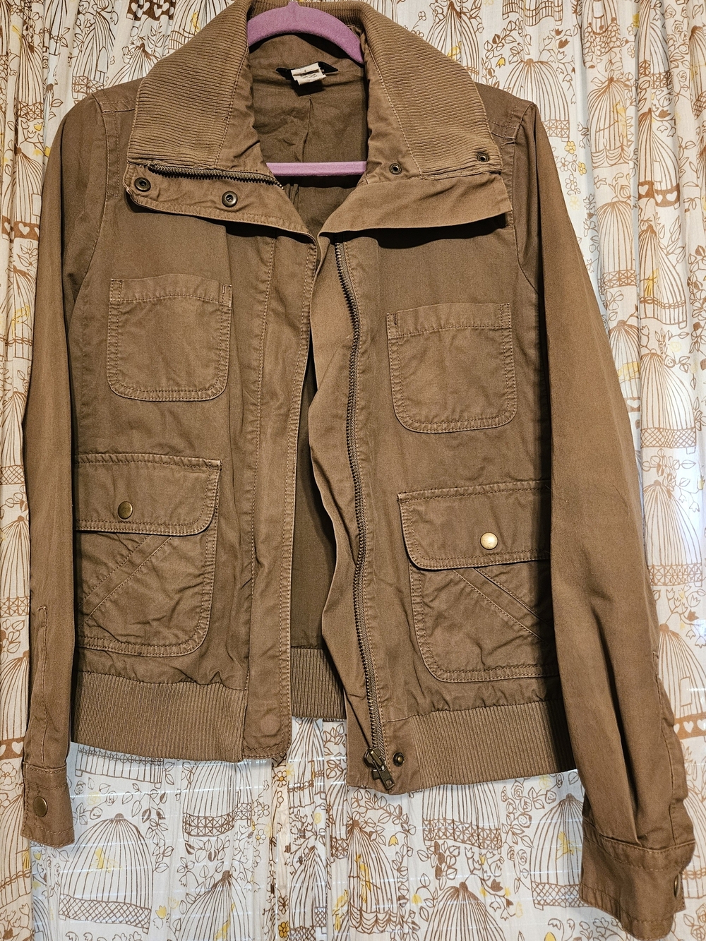 J. Crew Women's Brown Bomer Jacket